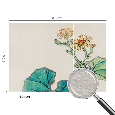 Fototapet la comandă Fluturi în pajiște