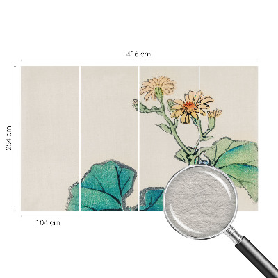 Fototapet la comandă Fluturi în pajiște