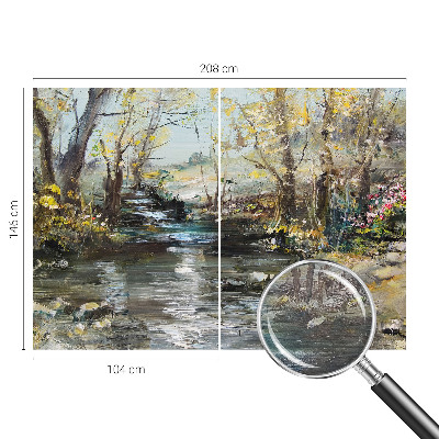 Fototapet la comandă pentru dormitor Flori vintage