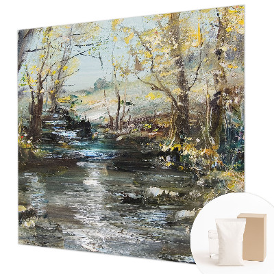 Fototapet la comandă pentru dormitor Flori vintage