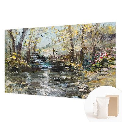 Fototapet la comandă pentru dormitor Flori vintage