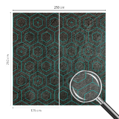 Fototapet la comandă Macarale negre