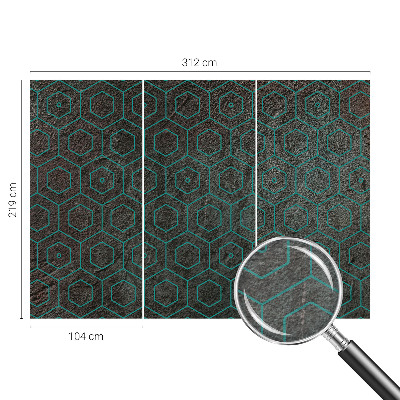 Fototapet la comandă Macarale negre