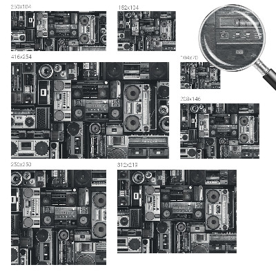 Fototapet modern la comandă Forme răsucite