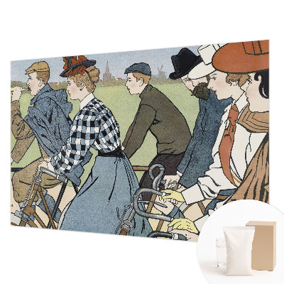 Fototapet modern Valuri colorate