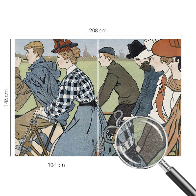 Fototapet modern Valuri colorate