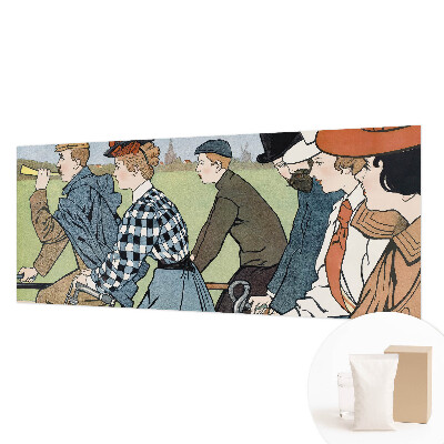 Fototapet modern Valuri colorate