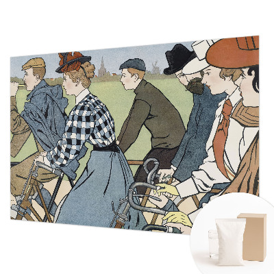 Fototapet modern Valuri colorate