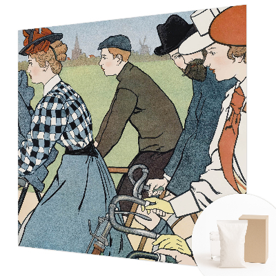 Fototapet modern Valuri colorate