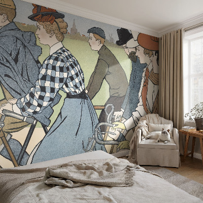 Fototapet modern Valuri colorate