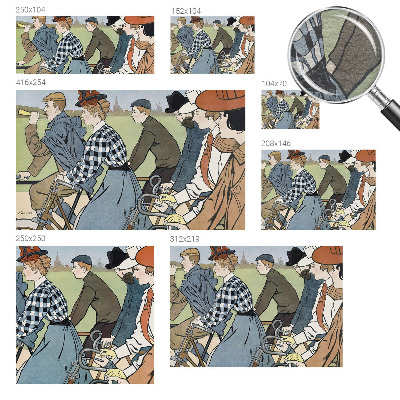 Fototapet modern Valuri colorate