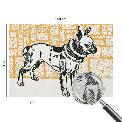 Fototapet modern pentru living Forme abstracte