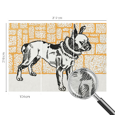 Fototapet modern pentru living Forme abstracte