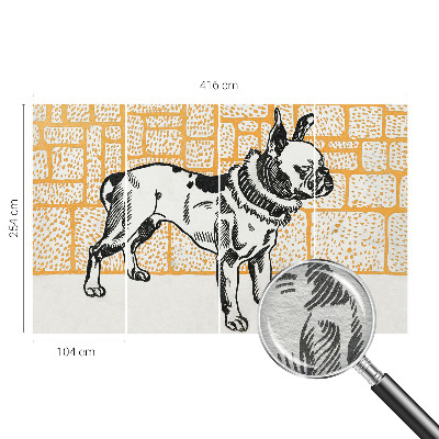 Fototapet modern pentru living Forme abstracte