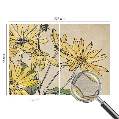 Fototapet la comandă pentru dormitor Pace verde