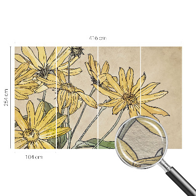 Fototapet la comandă pentru dormitor Pace verde