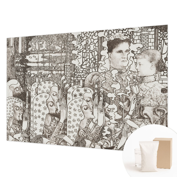 Fototapet pentru dormitor Geometrie expresivă