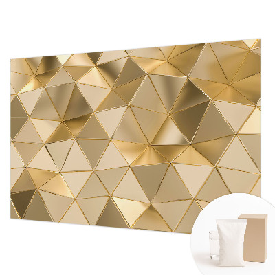 Fototapet pe perete cu design în mozaic geometric