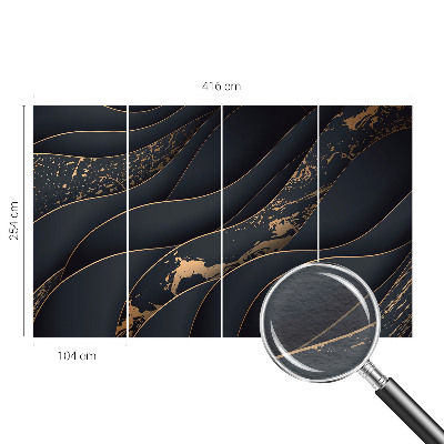 Tapet foto decorativ Flori frunze