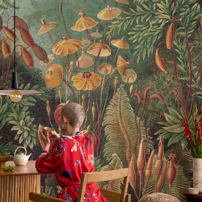 Fototapet modern la comandă Frunze armonioase