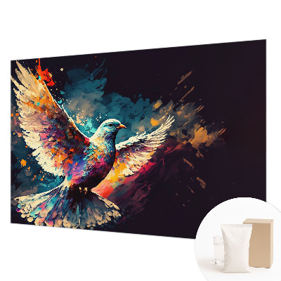 Fototapet la comandă pentru living cu model de cercuri gri
