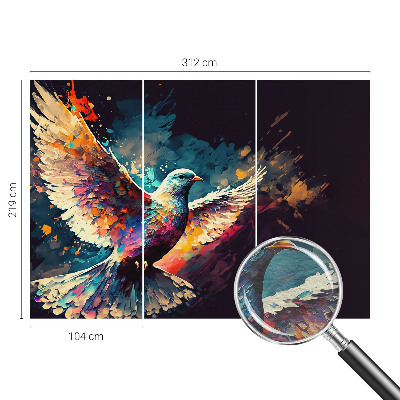 Fototapet la comandă pentru living Cercuri gri