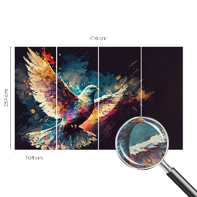 Fototapet la comandă pentru living Cercuri gri