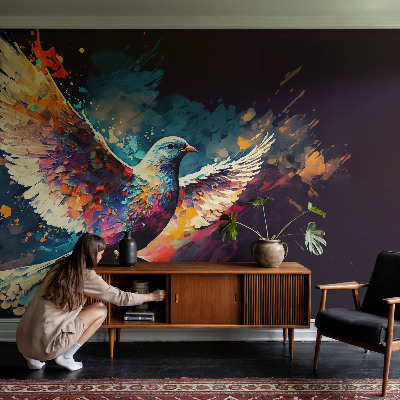 Fototapet la comandă pentru living Cercuri gri