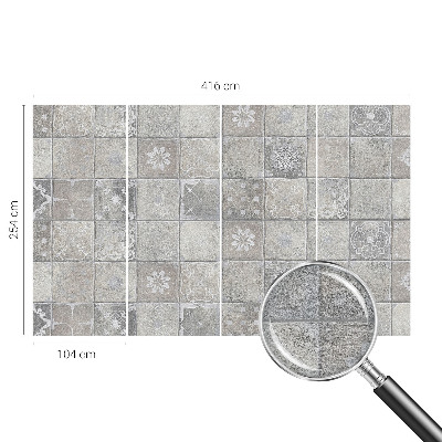 Fototapet Fețe liniare