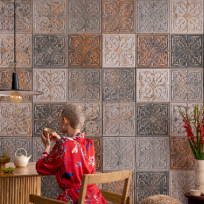 Fototapet pentru dormitor Valuri albastre