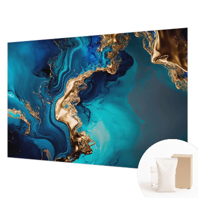 Fototapet pe perete cu un motiv abstract colorat