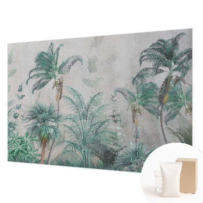 Fototapet la comandă pentru living cu motiv floral clasic