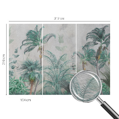 Fototapet la comandă pentru living Flora clasică