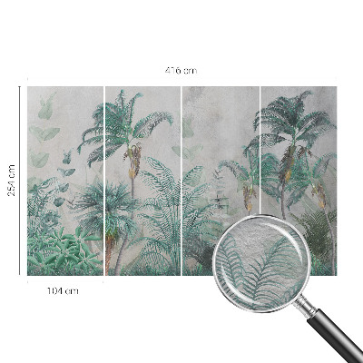Fototapet la comandă pentru living Flora clasică