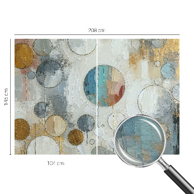 Fototapet vlies pentru living Haos colorat
