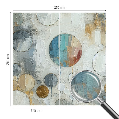 Fototapet vlies pentru living Haos colorat