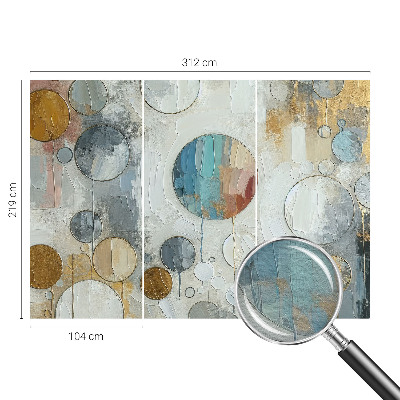 Fototapet vlies pentru living Haos colorat