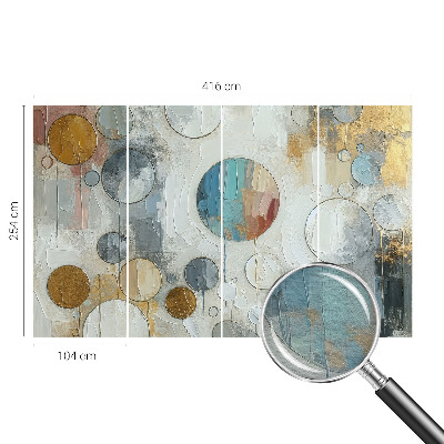 Fototapet vlies pentru living Haos colorat
