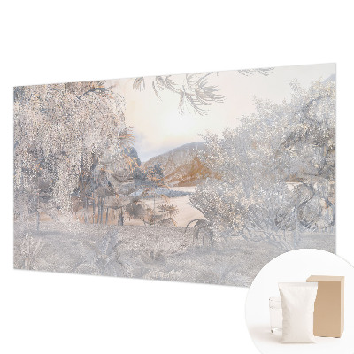 Fototapet modern pentru living Armonie geometrică