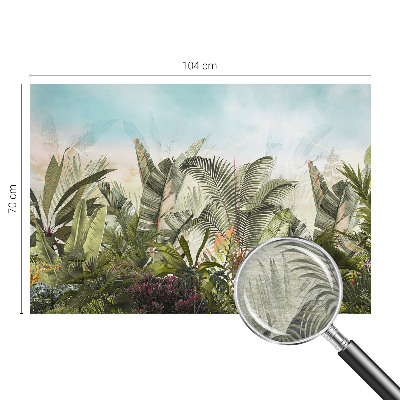 Fototapet la comandă pentru living Flori romantice