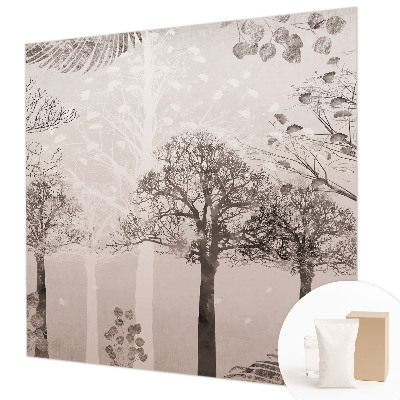 Fototapet vlies pentru living Flori subtile