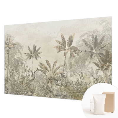 Fototapet modern pentru living cu un colaj geometric