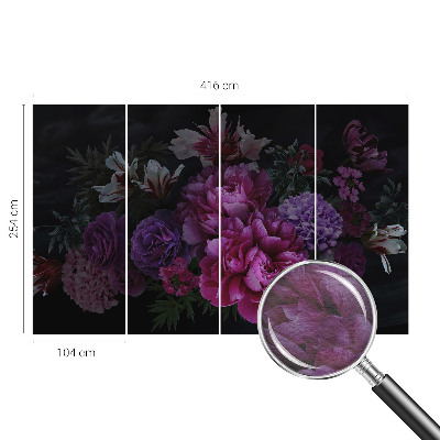 Fototapet la comandă pentru living Armonia formelor