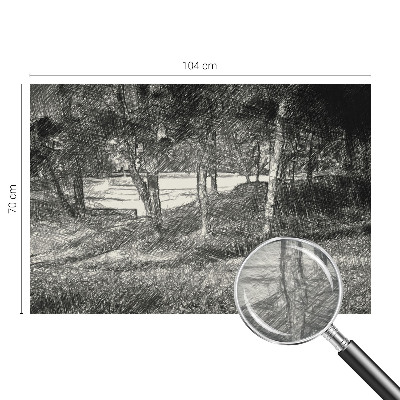 Fototapet la comandă pentru dormitor Simetrie geometrică