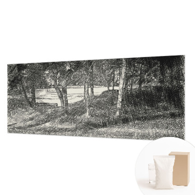 Fototapet la comandă pentru dormitor Simetrie geometrică