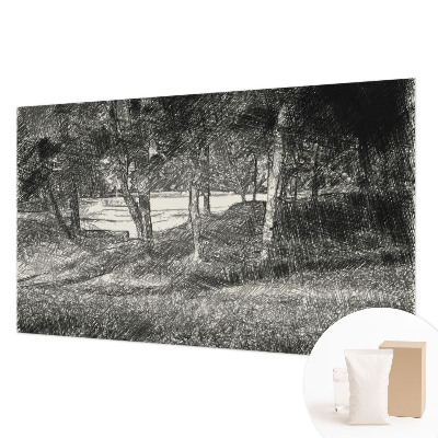 Fototapet la comandă pentru dormitor Simetrie geometrică