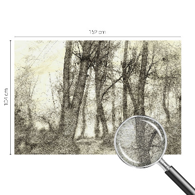 Fototapet pentru dormitor Forme abstracte