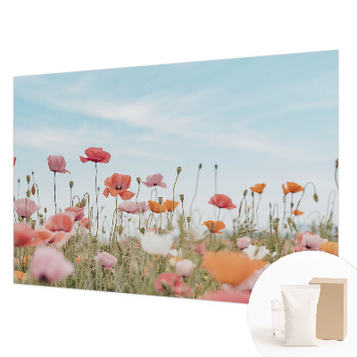 Fototapet vlies pentru copii cu model de flori frumoase
