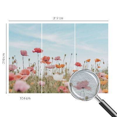 Fototapet vlies pentru copii Flori frumoase