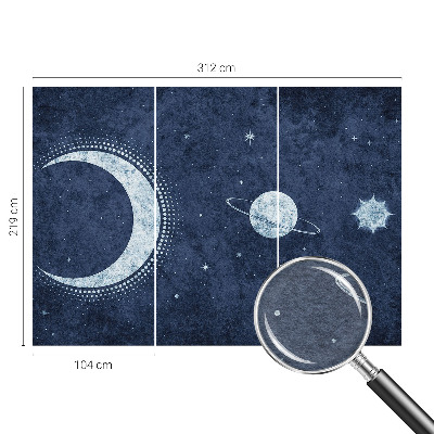 Tapet foto decorativ Fețe abstracte